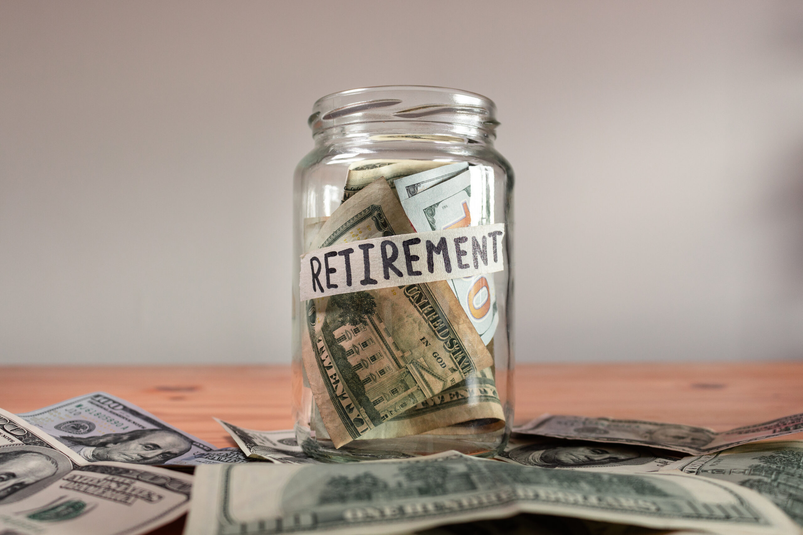 Retirement Money Jar